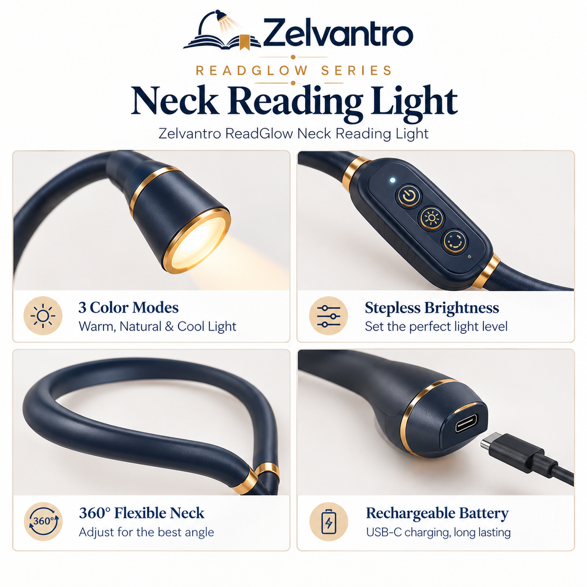 ReadGlow Neck Reading Light