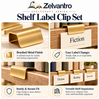 ShelfCraft Shelf Label Clip Set