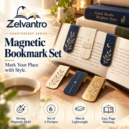 ChapterKeep Magnetic Bookmark Set