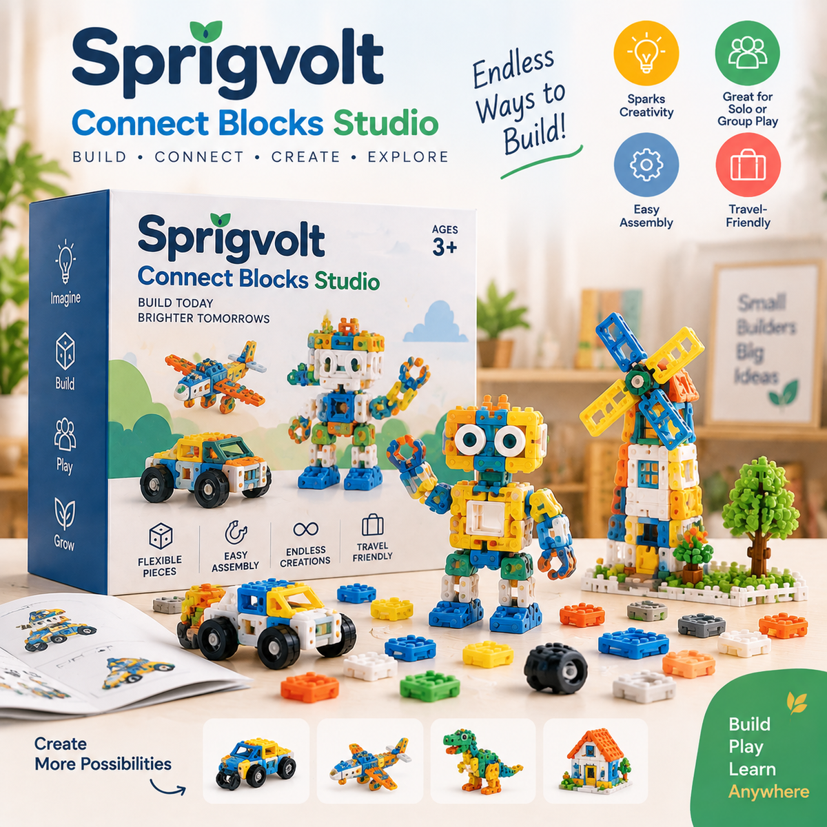 Sprigvolt Connect Blocks Studio