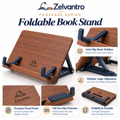 PageEase Foldable Book Stand